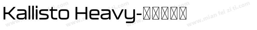Kallisto Heavy字体转换